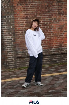 FILA Logo Sweat Shirt - White